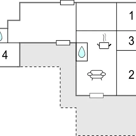 Дом отдыха 4 Bedroom Cozy In *